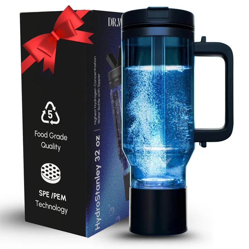 1L مولد الهيدروجين تصفية المياه المؤين H2 زجاجة ماء الهيدروجين الغنية قادرة على فصل الكلور المتبقي والأوزون