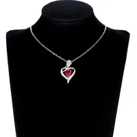 Elegant Style Heart shaped Pendant Necklace Hollow Design Mother's Day Gift Party Suitable for Best Friends Without Box - Image 6