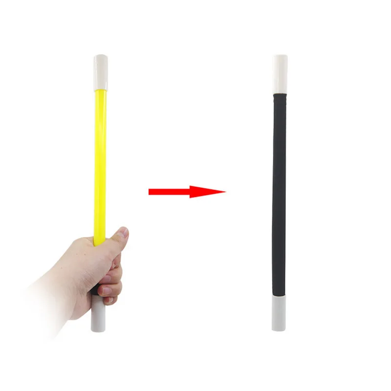 Color Changing Magic Wand Magic Tricks (Red/Yellow/Green/Rainbow) Magic Stick Changes Color Cane Close Up Illusions Gimmicks