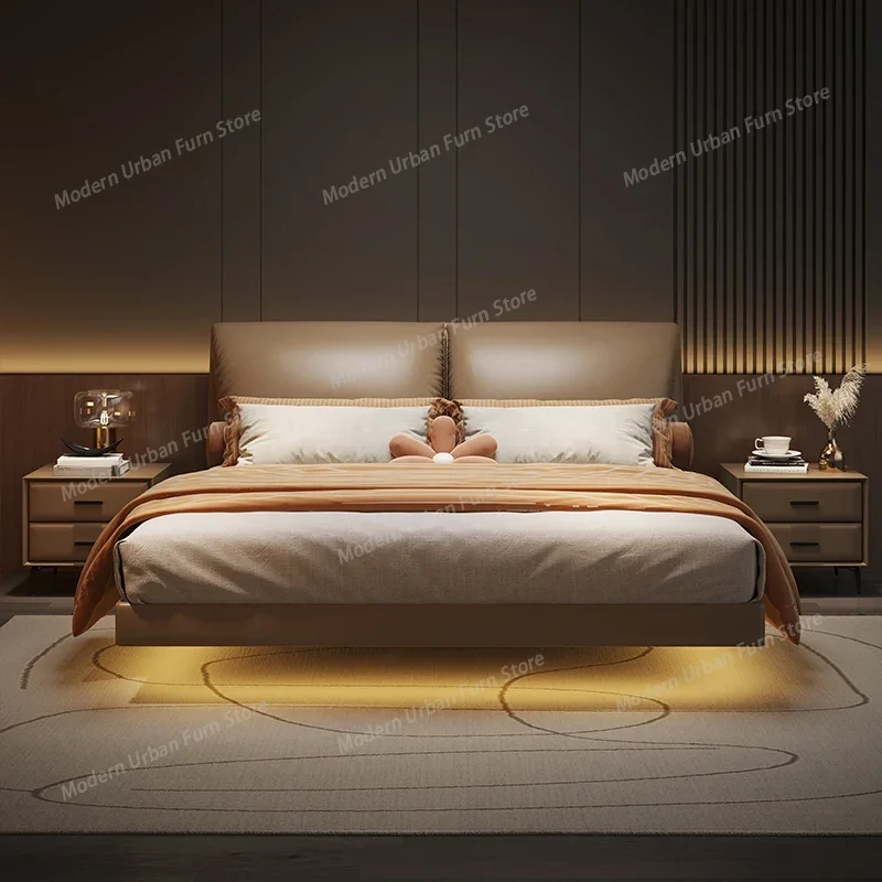 Luxury Multifonction Marriage Bed Queen Size Modern Bedroom Bed Storage Space Cama De Lujo Para Dormitorio Home Furniture