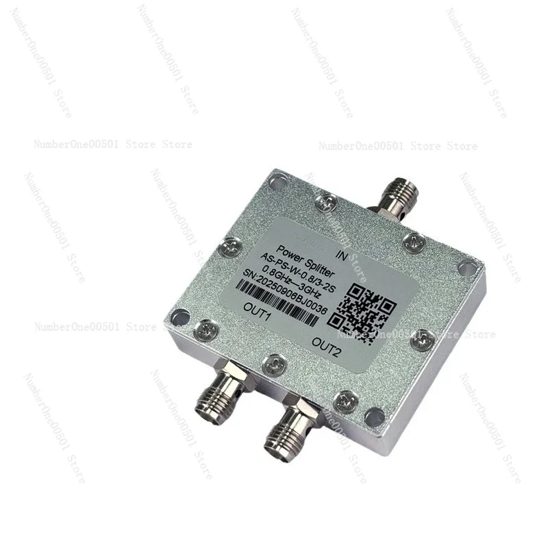 

0.8-3GHz SMA Two Way Power Divider Low Loss Low VSWR High Isolation for RF Testing