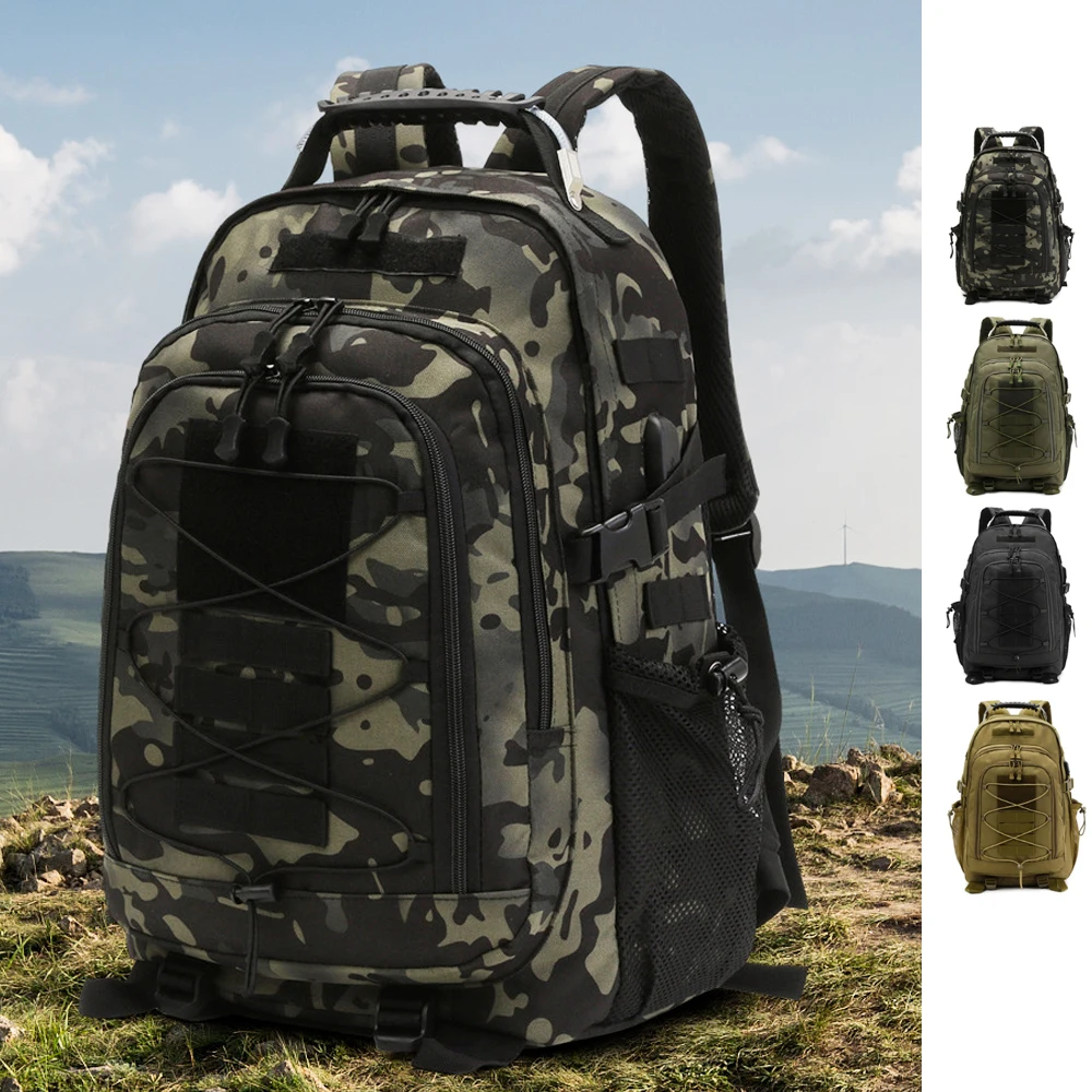 

Sports Tactical Backpack,Wear-Resistant And Rainproof Oxford Cloth, Outdoor Camping And Hiking Large Capacity Backpack,B452