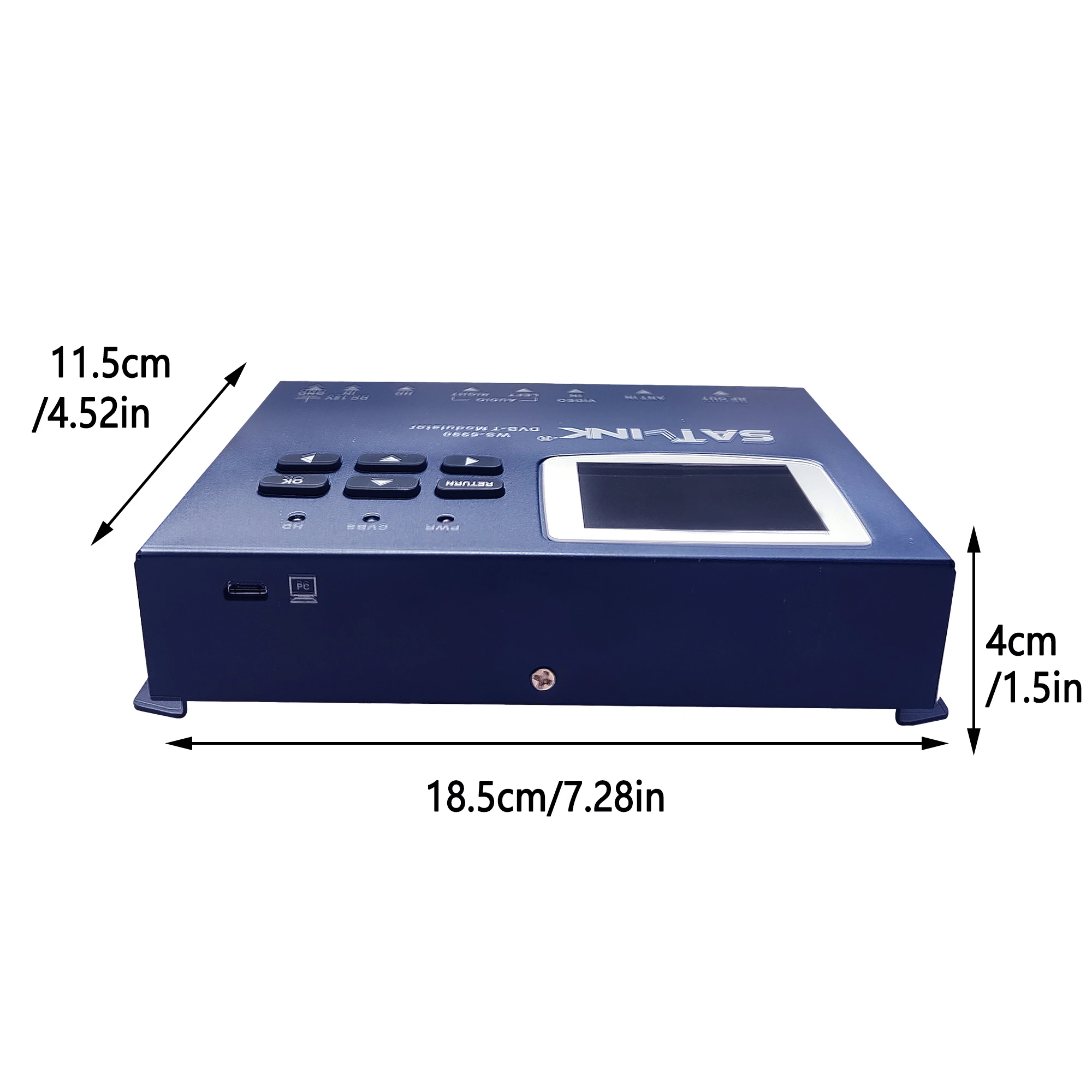 SATLINK WS-6990 MPEG-4 AVC/H.264 Encoding and Modulation Hdmi/AV to Rf (Dvb t/Dvb c/Isdbt) Cable HD Encoding Modulator