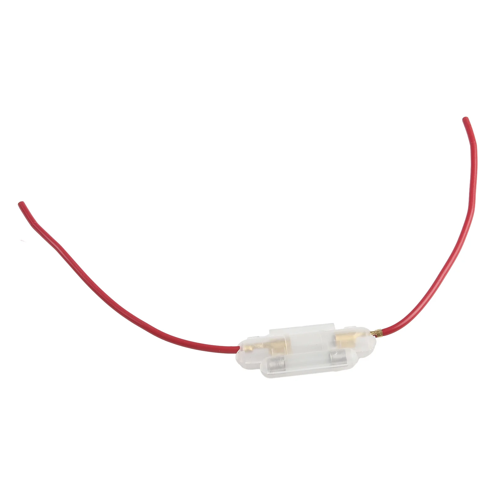 Kotak Sekring garis ganda, kotak skuter Sekring kawat ganda aksesori sepeda motor plastik + Sekring daya logam