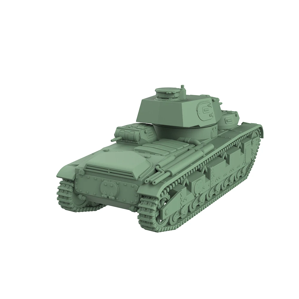 

1/220 1/160 1/87 SSMODEL SS703 Railway Military Model Kit German Nb.Fz Medium Tank