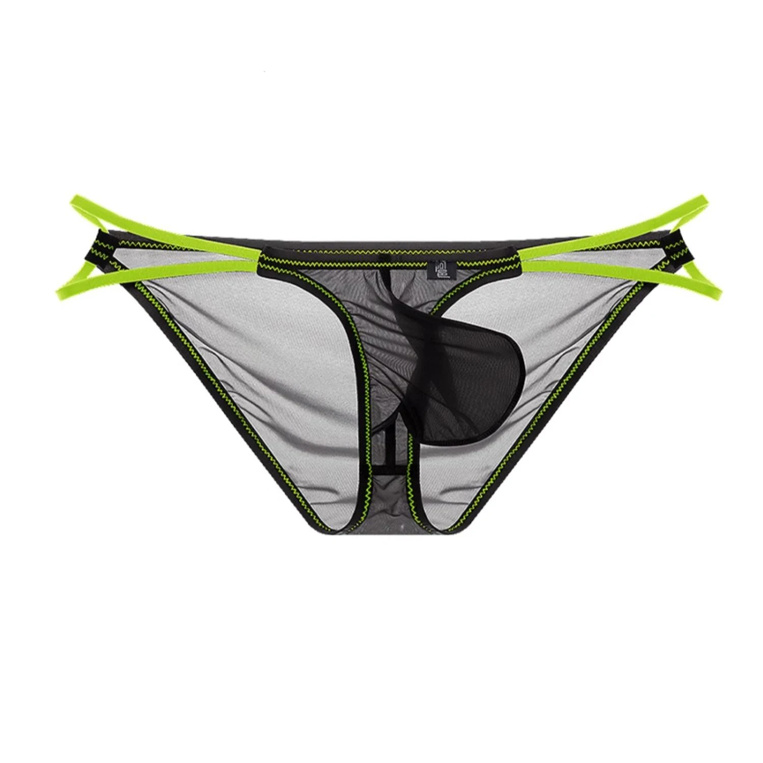 Men's Briefs Japanese Style Ultra Thin Ice Silk Triangle Pants Small Belt Triangle Briefs Sports High Cut U Convex Briefs