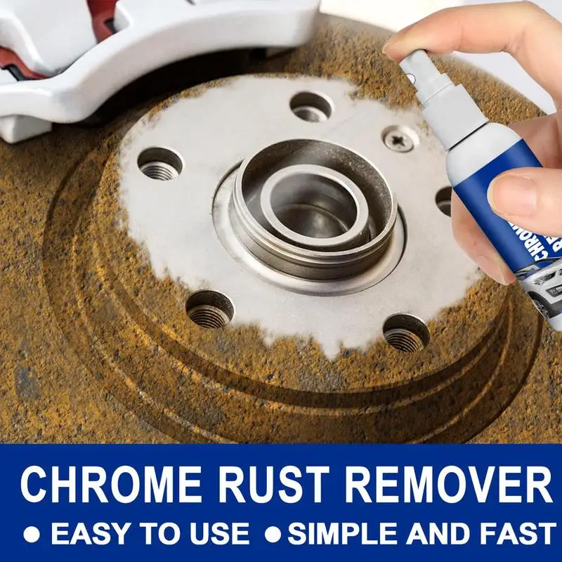 Rust Removal Spray Rust Dissolving Solution For Metals 100ml Rust Inhibitor Spray All Purpose Rust Remover For Use On Cars