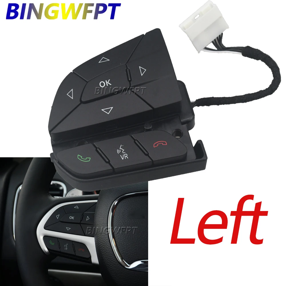 For Dodge Durango Jeep Grand Cherokee 2014-2018 Steering Wheel Cruise Control Switch Button Right Side 68146856AC 68321893AA