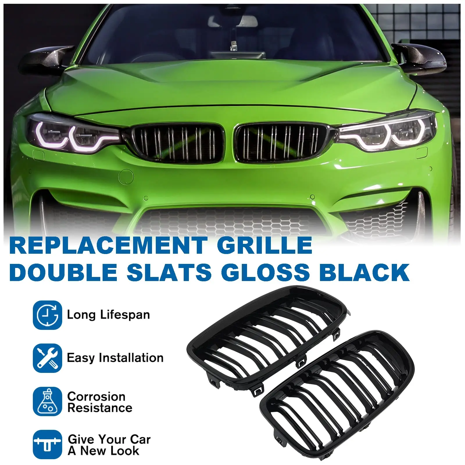 

F30 F31 Car Front Kidney Grill Racing Grills For BMW 3 Series F30 F31 330d 328i 335i 320d 340i Auto Grilles 2013-2019 Year