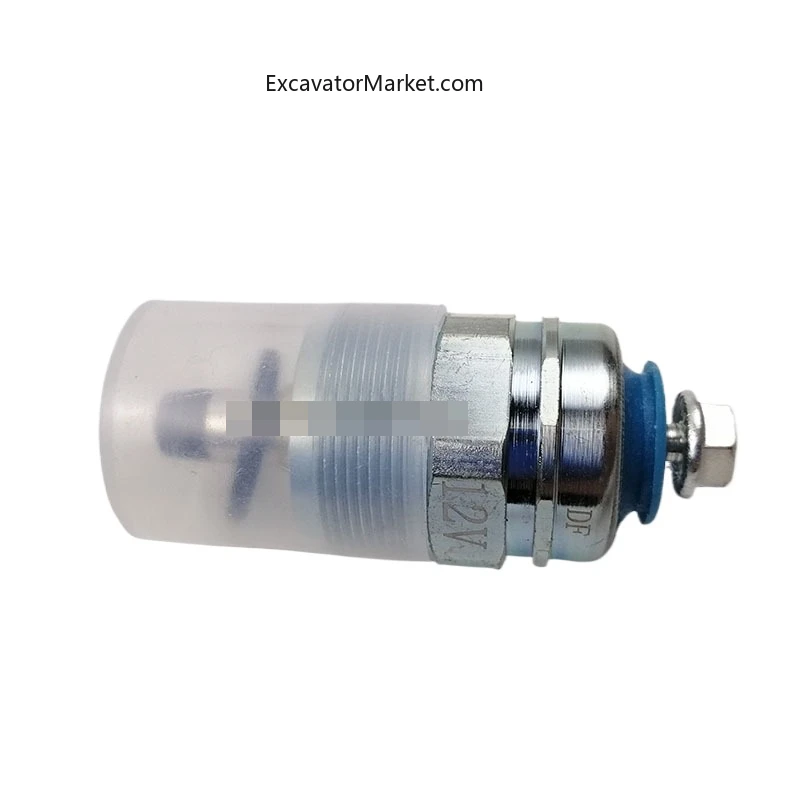 For Engine Shut-off Solenoid Valve Oil Cut-off Device Xcmg 85 Futian Switch Excavator Accessories High Quality