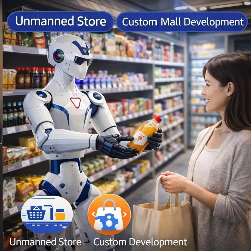 Custom AI Reception Greeter Robot Lightweight 26 High-Precision Joints Smart Service