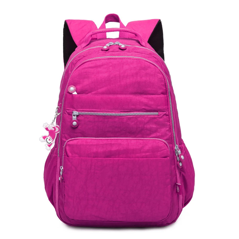 TEGAOTE Fashion A4 Large Capacity Women Men Laptop Backpack School Boy Girl Travel Bag Red Purple Grey Blue Black Khaki M1604