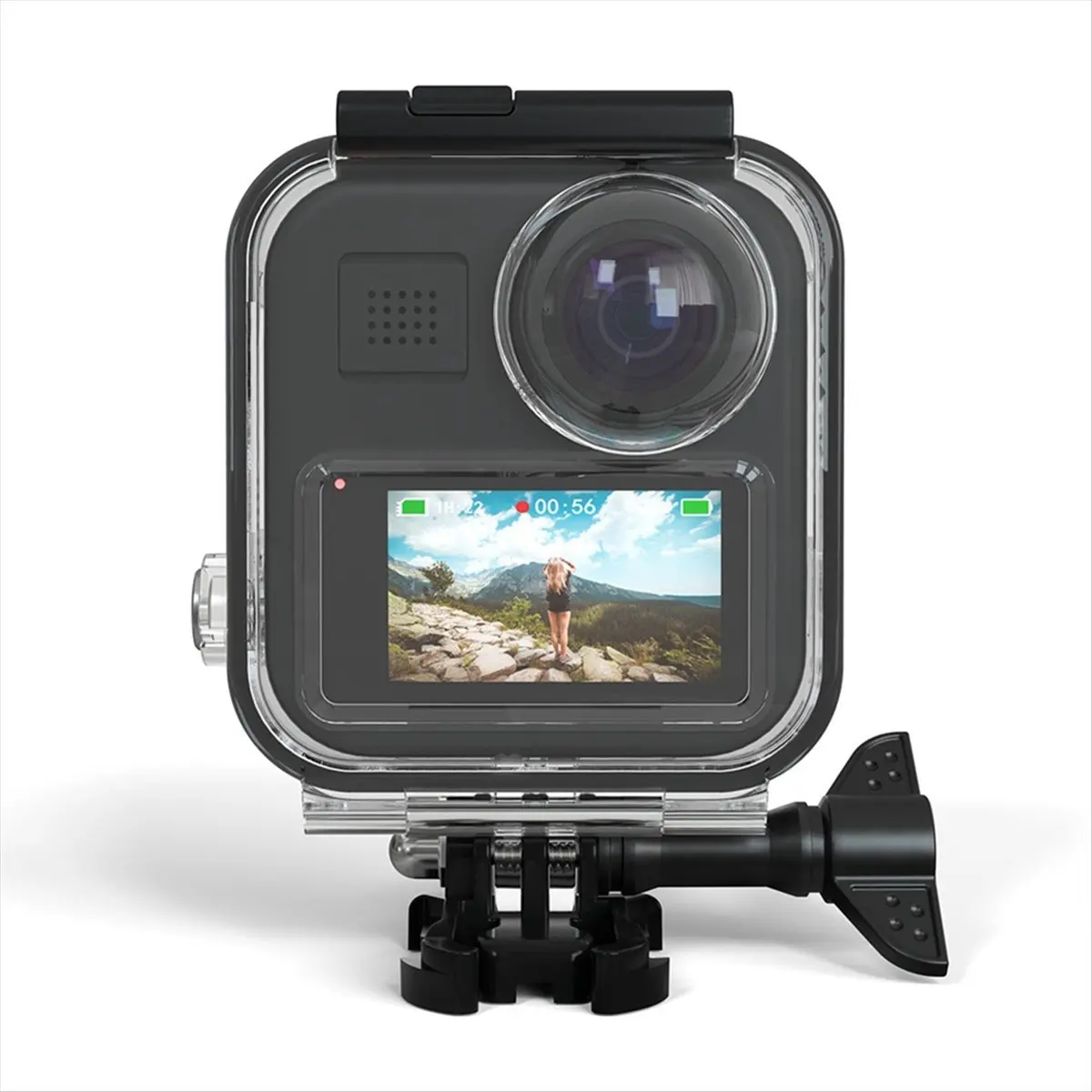 (DT37) Étui étanche pour caméra GoPro MAX, étui de protection sous-marin pour caméra sportive panoramique, accessoires de plongée