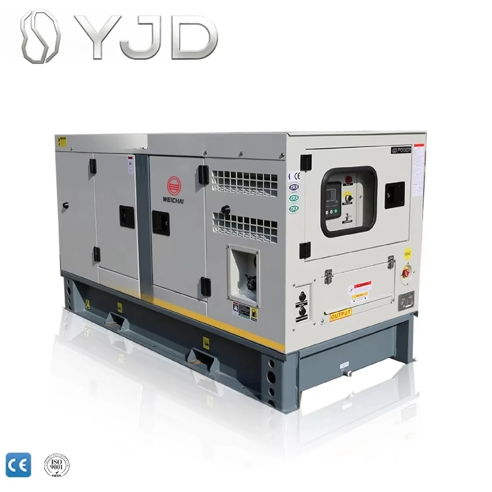 Overload Protection 30kva 3 Phase Silent Diesel Generator 50/60Hz Baudouin Engine 4M06G35 Alternator Leroy Somer TAL-A42-C ATS