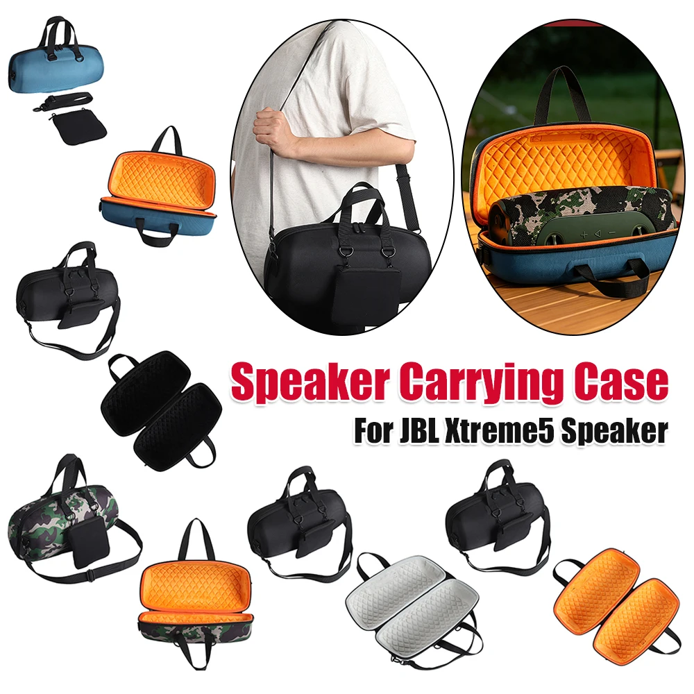 

Travel Carrying Storage Organizer for JBL Xtreme5 Speakers with Shoulder Strap Protect Cover Storage Case for Outdoor Travel Use