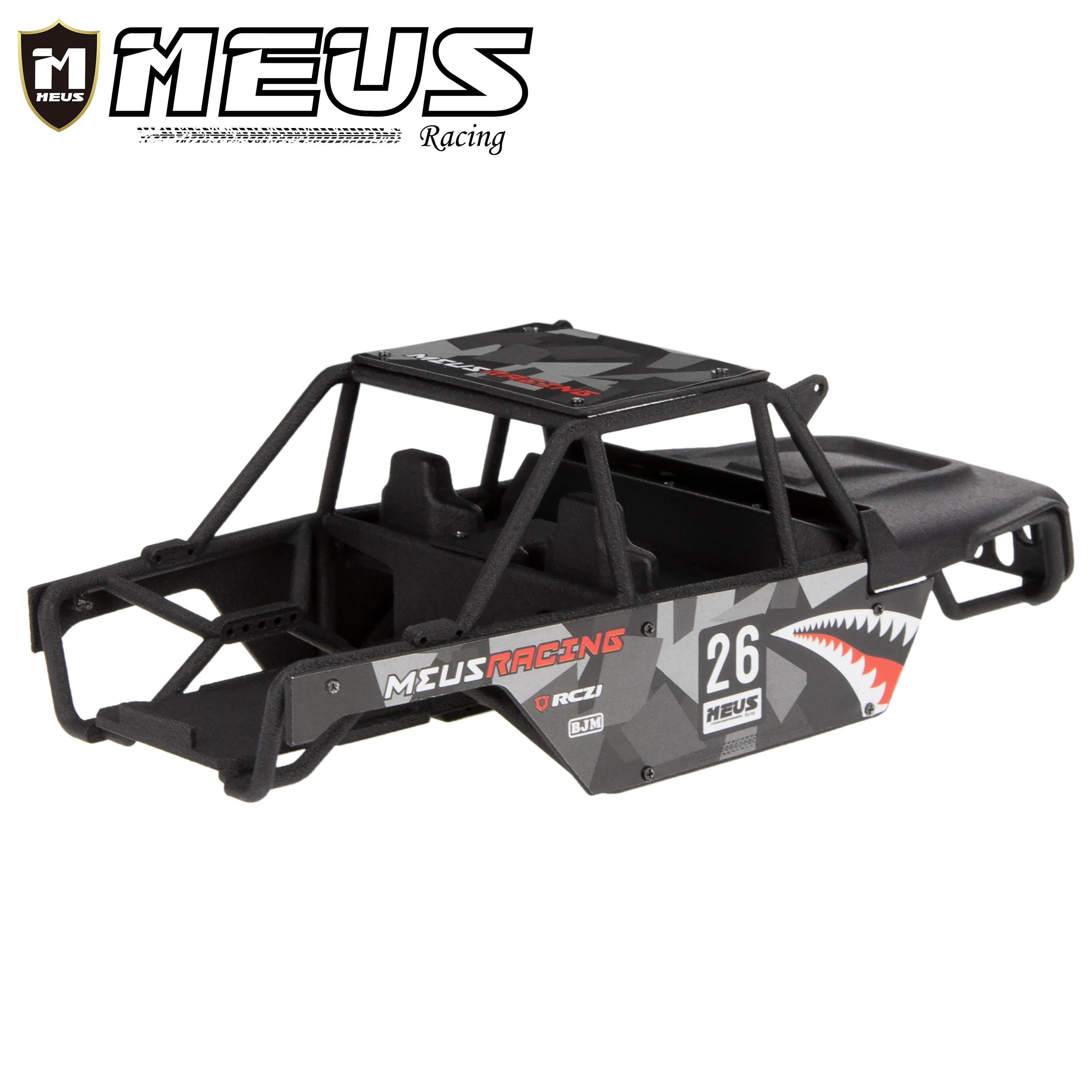 Meus Racing 1/24 Nylon Ripper Cage Body Shell 7500 3D Printing for Scx24 132mm Wheelbase RC Crawler Upgrades Parts ME X1