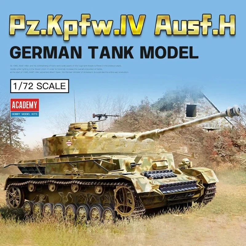 

Комплект модели пластикового танка Academy 13432 немецкий средний танк IV H 1/72