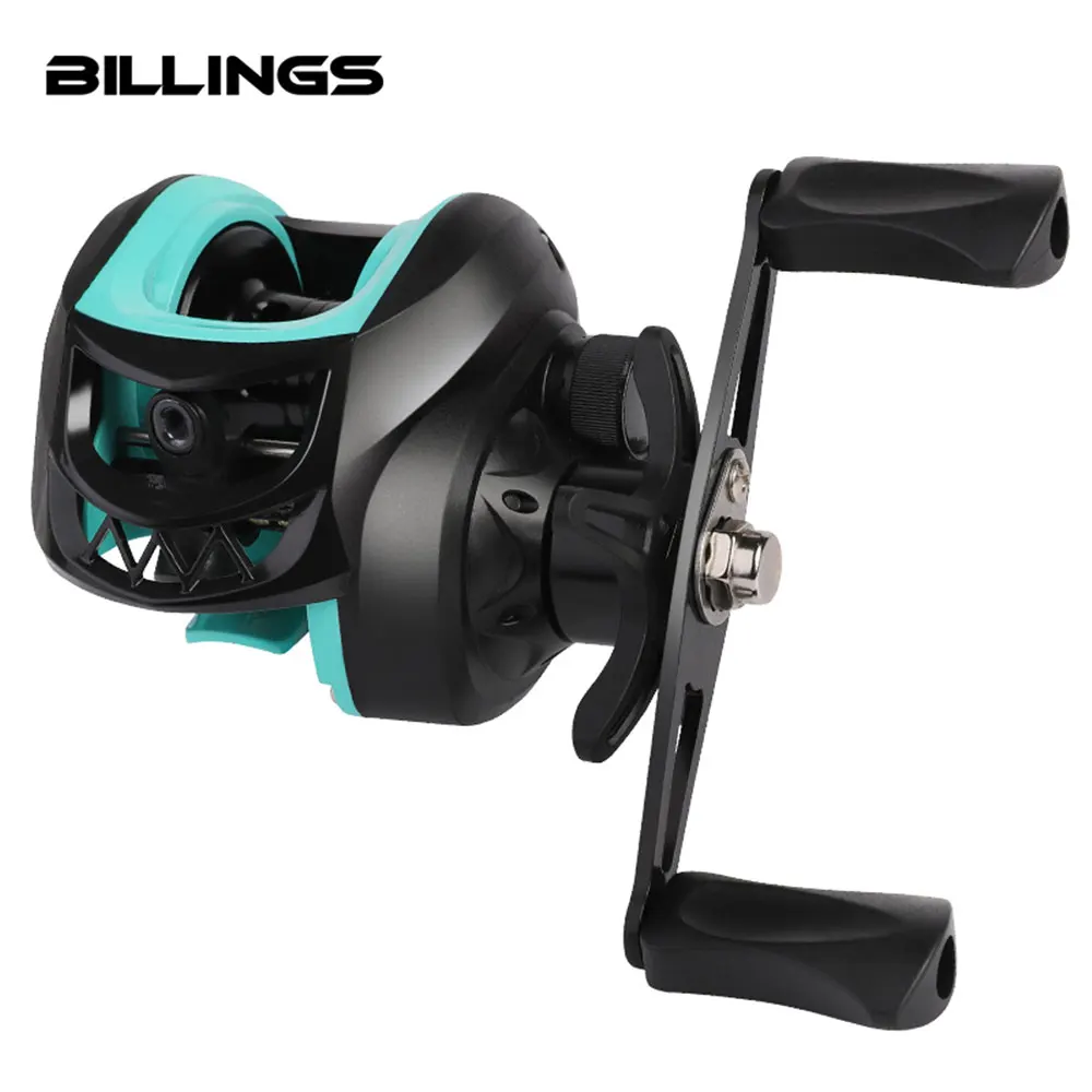 BILLINGS Baitcasting Reel LC Series Baitcasting Fishing Reel 7.2:1 Gear Ratio 13.2LB Max Drag Fishing Reel Suitable for fresh wa