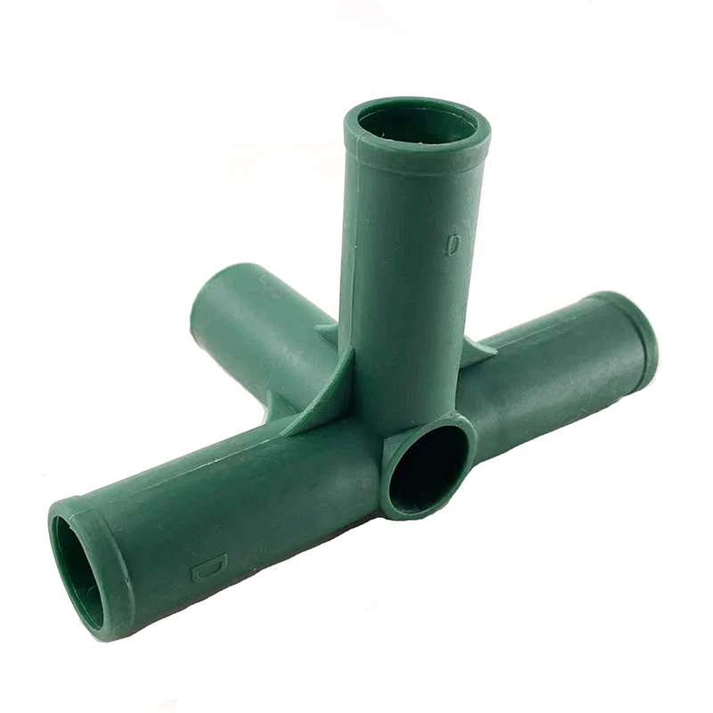 19MM Gardening Plastic Wrap Joint Tube Plug In Parts Greenhouse DIY 3Ways 4Ways Connector Bracket Frame Installation Accessories