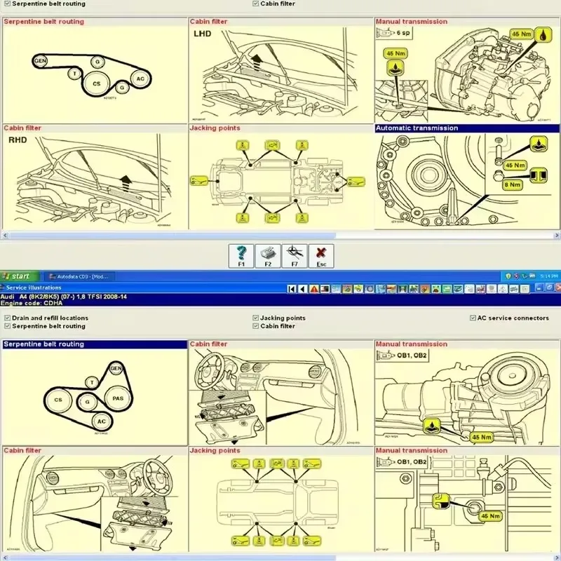 2025 Hot Vivid 2018.1 Diagbox 9.91 ECM Titanium 1.61 AutoData 3.45 HAYNES/PRO برامج إصلاح السيارات ورشة عمل كتالوج قطع غيار البيانات #1