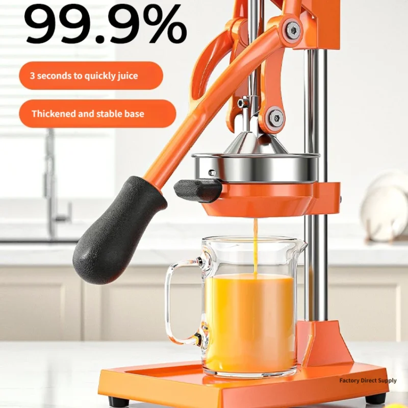 Commercial Manual Citrus Juicer Hand Press Orange Squeezer Fruit Extractor Kitchen Tool Heavy Duty Lemon Lime Press Machine