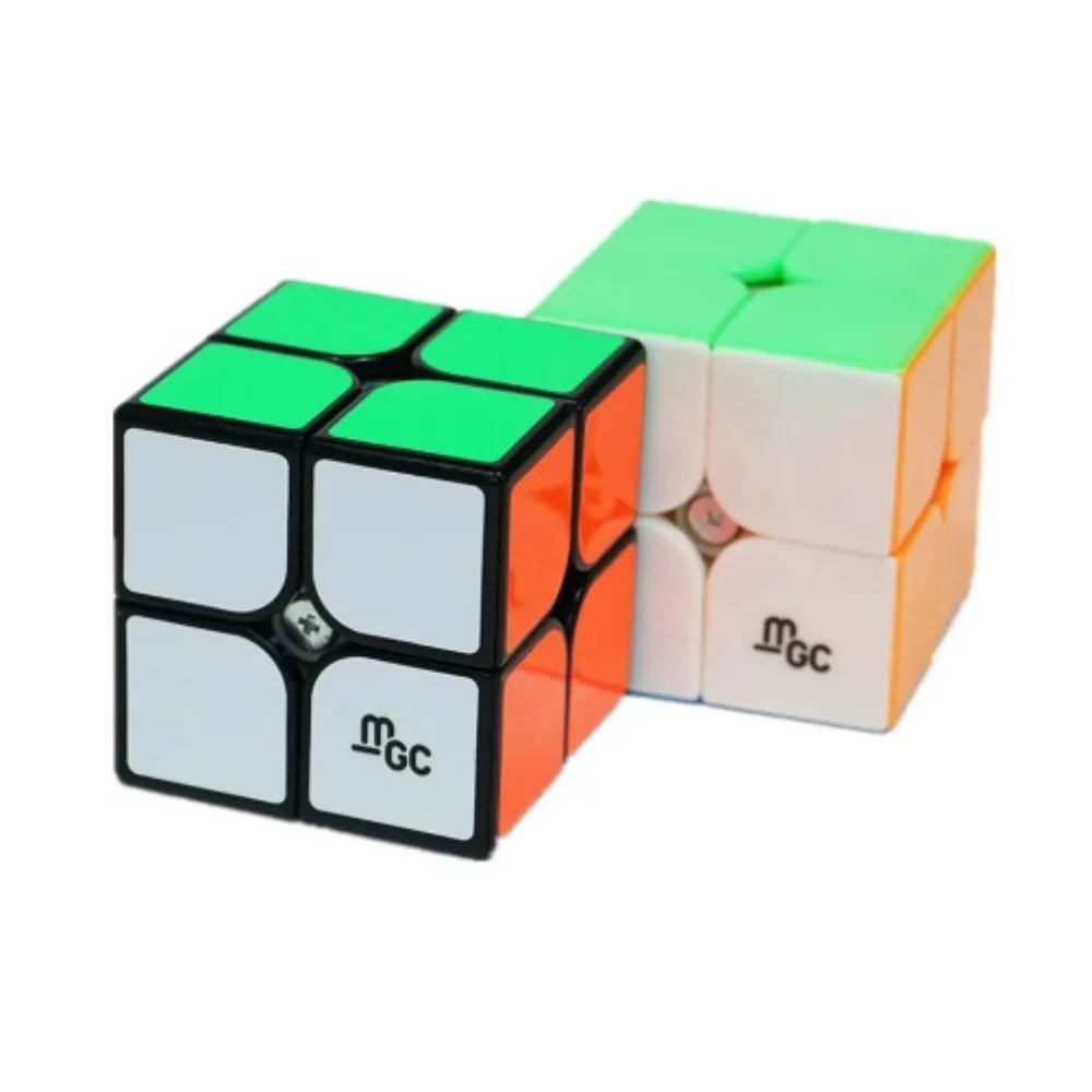 YongJun MGC 2x2 Magnetic Cube Creative 5 cm Puzzle Game Professional Speed Magnetic Cube WCA Officially Designated Product