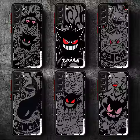 Cool Gengar Phone Case for Samsung S24 S23 S22 S21 S20 S10 S9 S10 Plus S24 S23 S22 S21 S20 Ultra S23 S21 S20 FE S10 4G