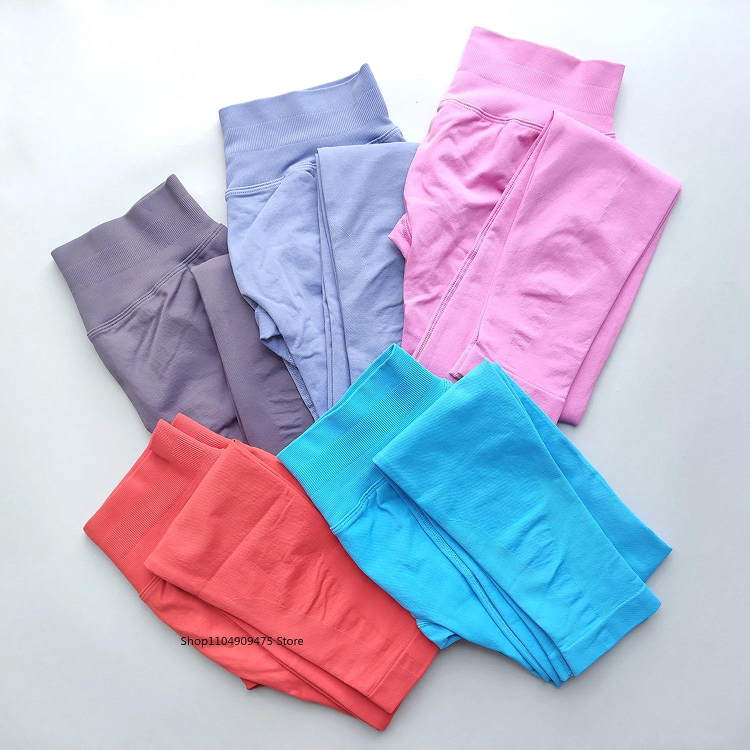 NO LOGO Leggings Women Sports Tights Gym Clothing Push Up Seamless Leggings Low Waistband Fitness Fitness Scrunch Bum Leggings