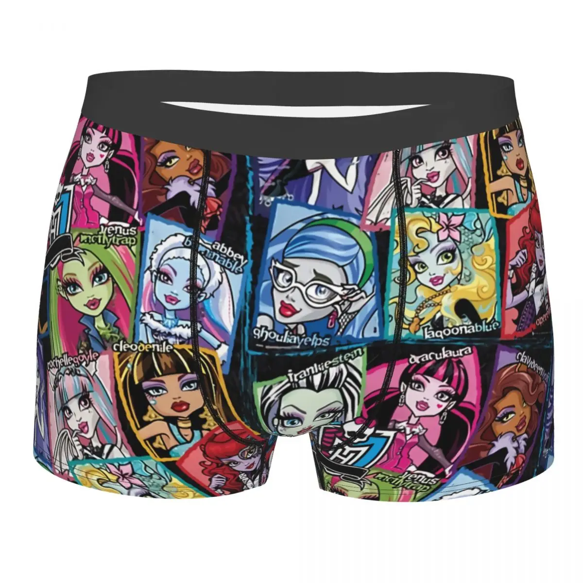 Monster High Doll All Character Underpants Cotton Panties Men\'s Underwear Ventilate Shorts Boxer Briefs