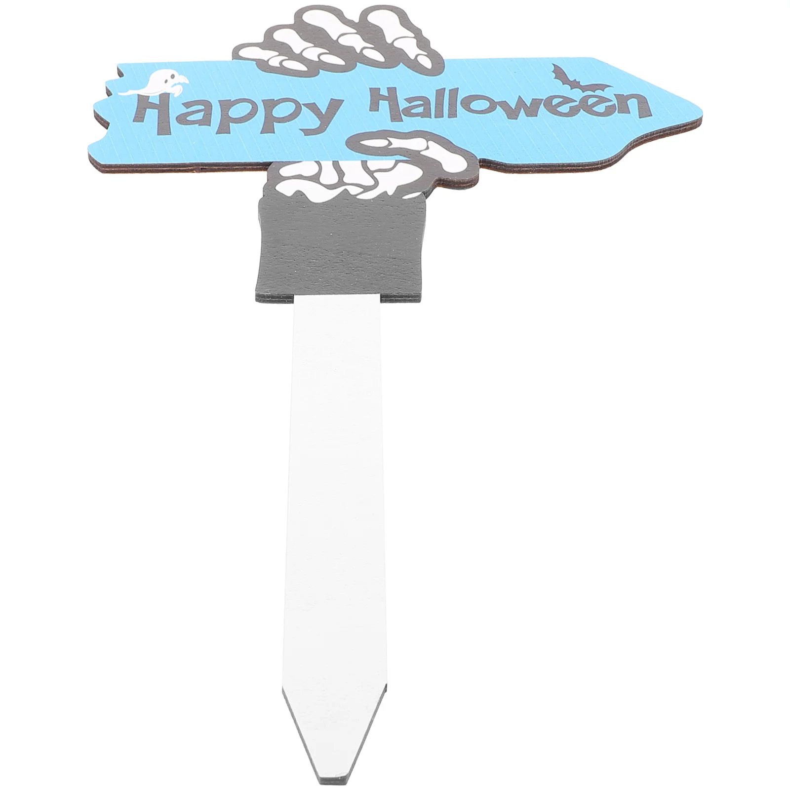 Halloween Garden Sign Outdoor Wood Signs Halloween Yard Decoration Special Design Easy to Use for Horror Scenes