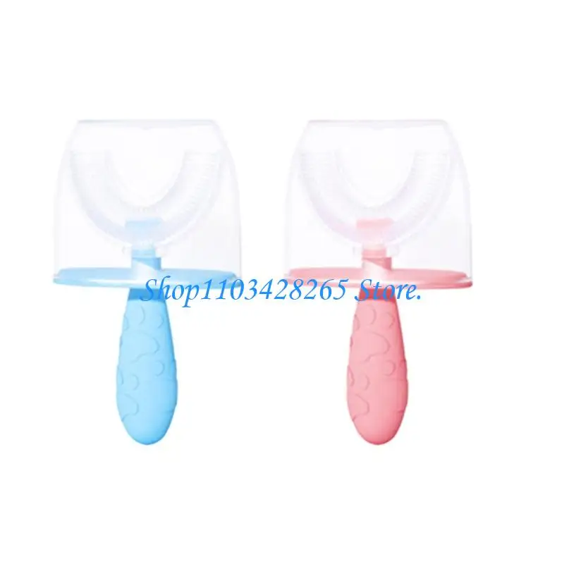 

Удобная силиконовая щетка для детской зубной щетки способствует самостоятельной чистке зубов G2TE