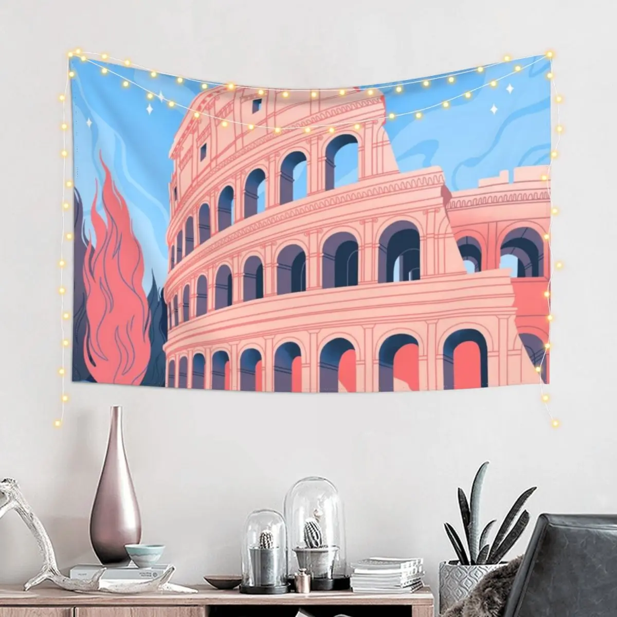 May Colosseum Tapestry Aesthetic Home Decor Room Aesthetic Tapestry