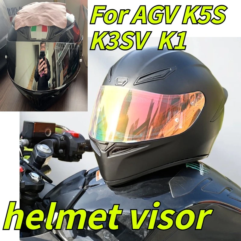 

Визоры для мотоциклетных шлемов, защитные экраны, ветровики, солнцезащитные козырьки, аксессуары для мотоциклов AGV K5S K3SV K1