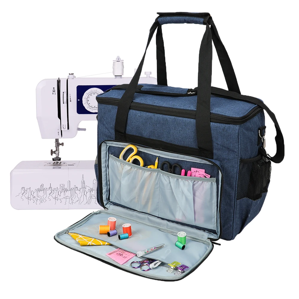 Large Sewing Machine Bag Storage Organizer Accessories Multi-functional Portable Travel Home Container Craft Knitting Tools Case