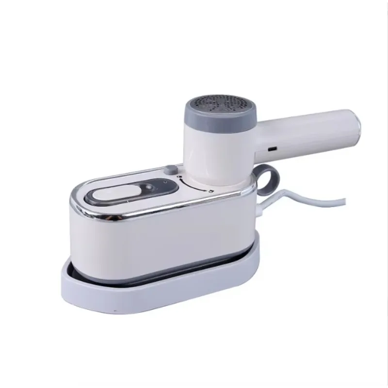 2025 New Design 2 In1 Lint Remover Fabric Shaver Mini Portable Iron Clothes Home Travel Handheld Garment Electronic Steamer