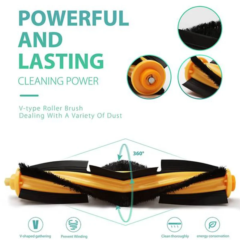 A83G-26Pcs para Ecovacs DEEBOT OZMO T8 AIVI T8 Max T9 T8 Series N8 Pro N8 Pro + Robot aspirador cepillo principal filtro paño de mopa