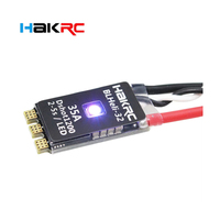 Hakrc 35a blheli _ 32 dshot1200 2-5s lipo bürstenlose esc eingebaute led für rc fpv renn drohne