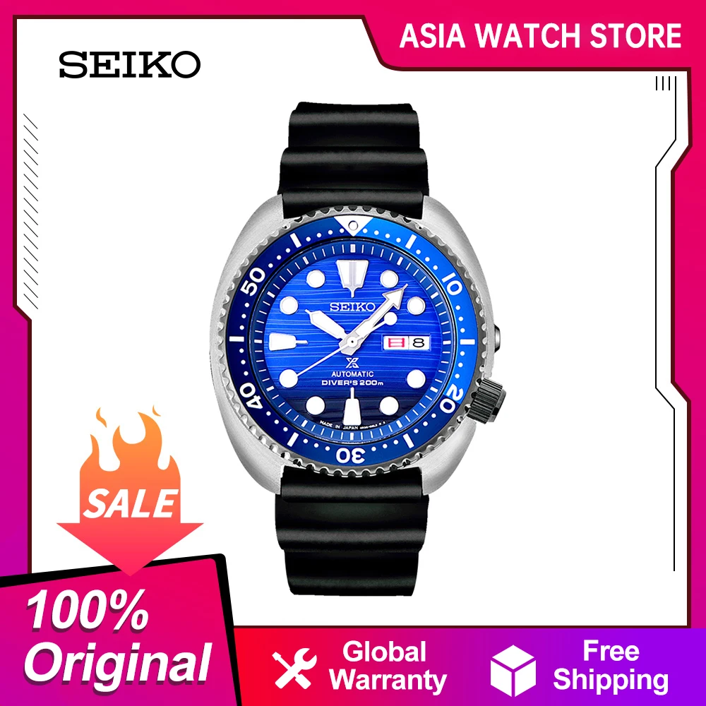 Seiko Men's Prospex Stainless Steel Watch Automatic Mechanical Japanese Original 20Bar Waterproof Luminous Sports watches