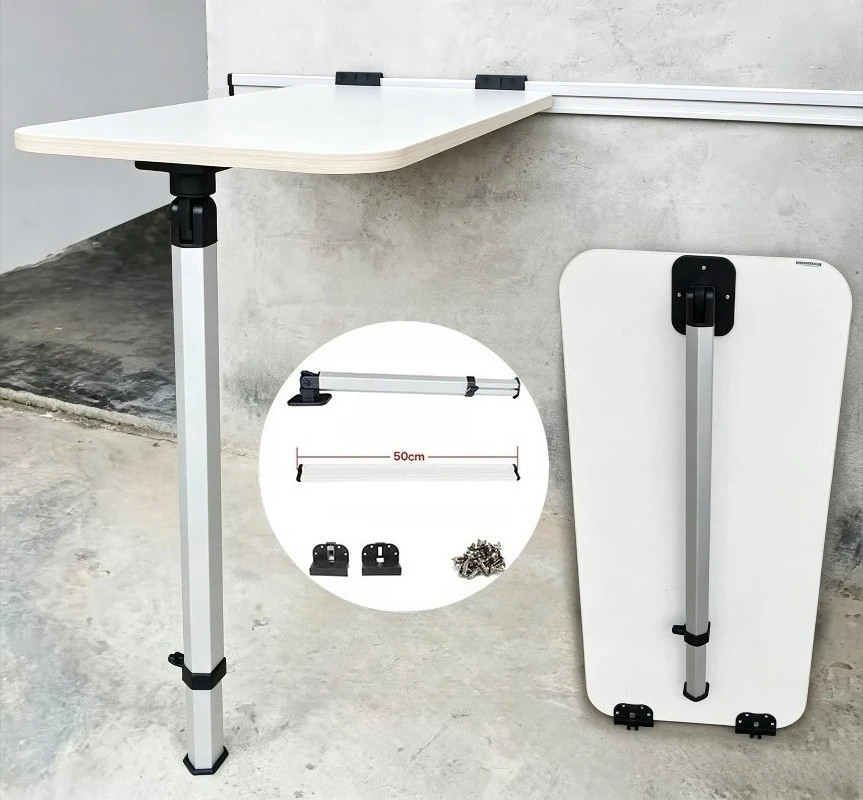 RV Accessories Board Detachable Adjustable Folding Table Leg RV Exterior Aluminum Alloy Table Leg Camper Expansion Bracket