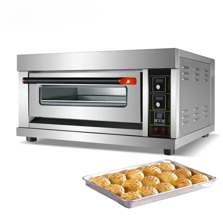 Small Home Bakery Bread Baking Pizza Mini 1 Layer Commercial Single Deck Electric Toaster Baking Bakery Oven Bread Baking Oven