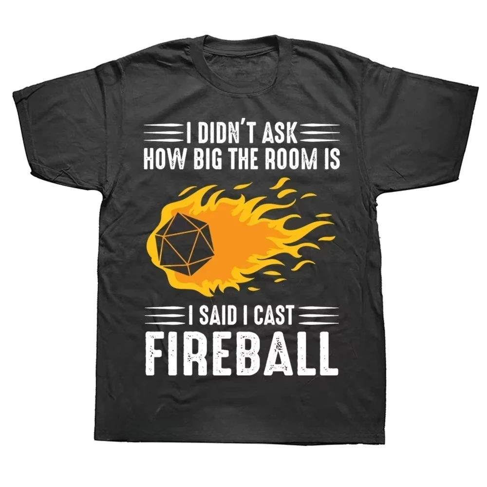 Nieuwigheid Kerker Dragon T Shirts Grafische Streetwear Korte Mouw Heb Een Plan D20 Dobbelstenen Rollenspel Dnd T-Shirt Mannen