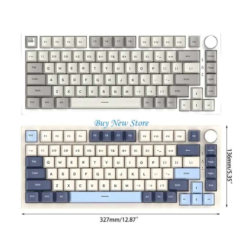 20CE Corded Gaming Keyboard for PC Gamers RGB Backlits Programmable Mechanical Keyboard 82 Desktop Computer Keyboard