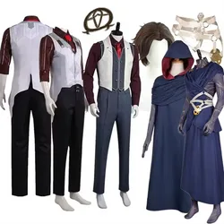 LoL Viktor Cosplay Costume Arcane Disguise Adult Men Uniform Shirt Vest Pants Outfits Fantasia Halloween Carnival Party Suit