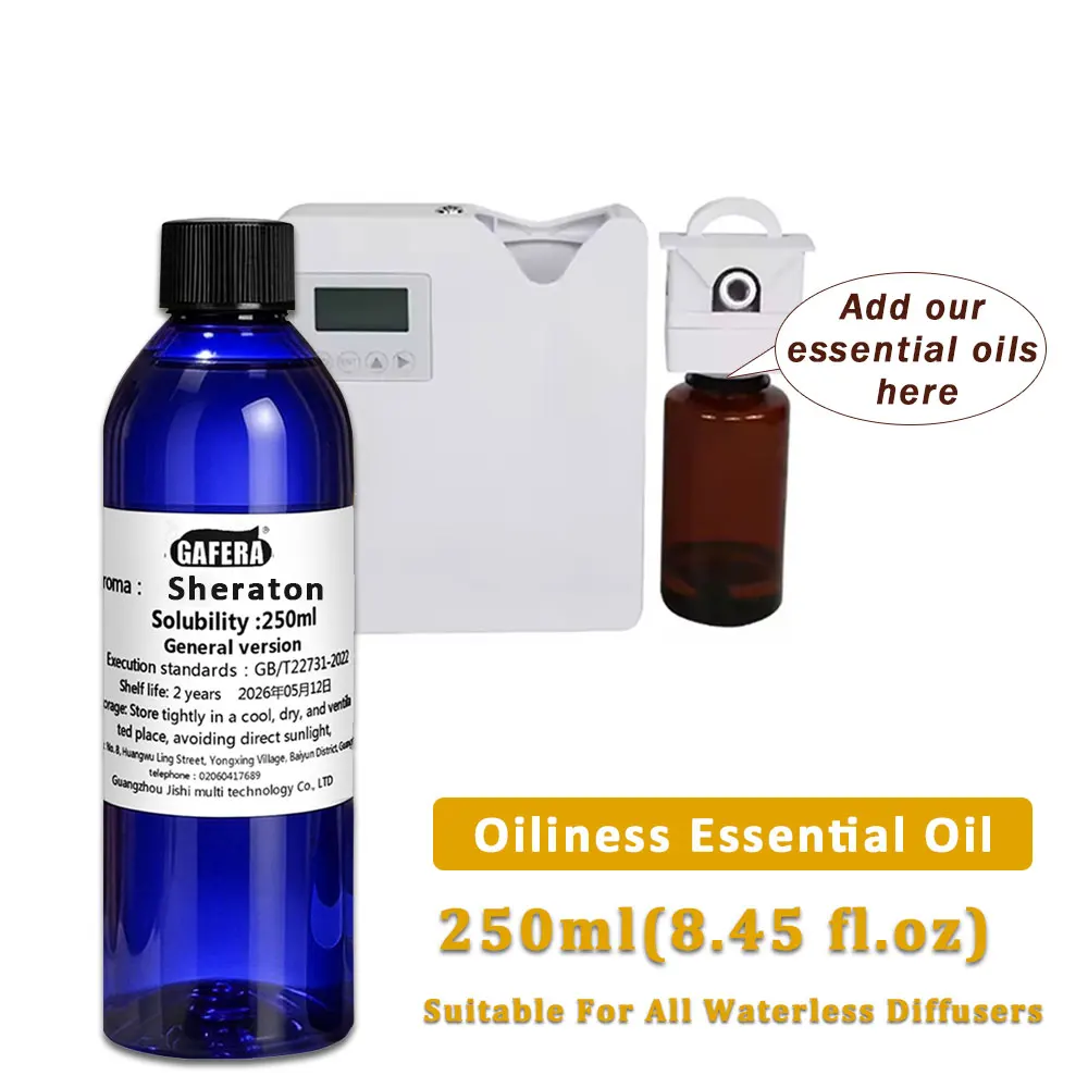 GAFERA 250ml (8.45 fl.oz) Sheraton/Hilton Essential Oils - For All Waterless Diffuser, Aromatherapy Machine Replenishes Essence