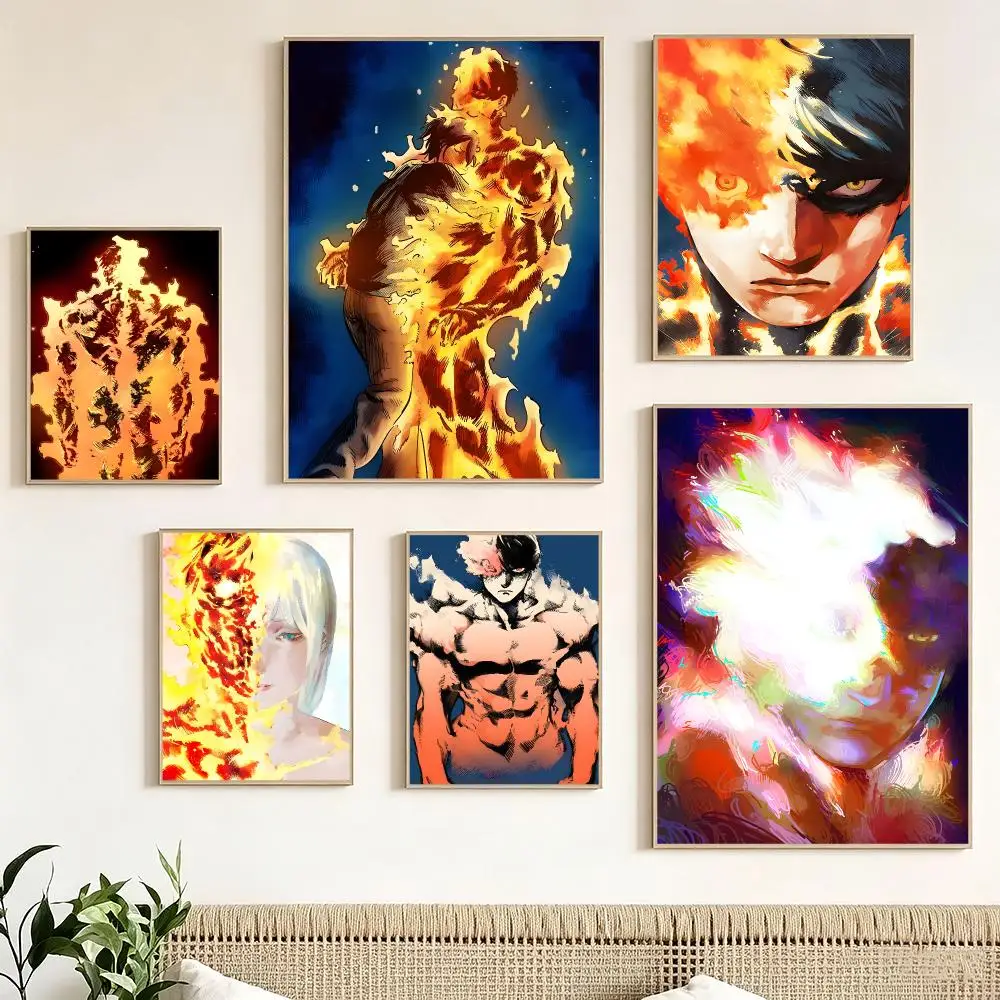 Dark Manga FIRE PUNCH Poster Print Painting Home Decor for Bedroom Living Room Hallway