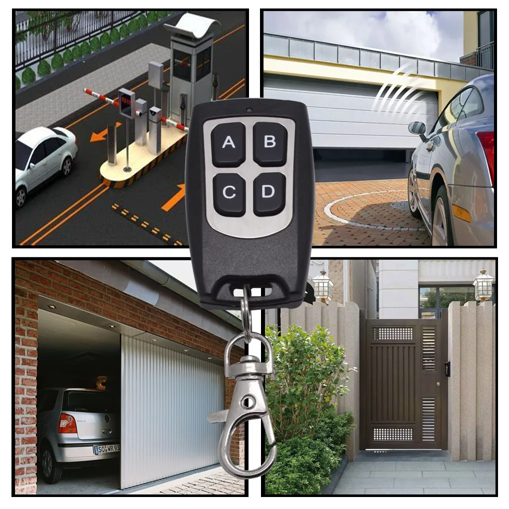 compatible withFour key is  433.92 MHZ garage door remote control  FLO4R FLO2RE INTI ON1, ON2, ON4, ON1E, ON2E, OX2 gate