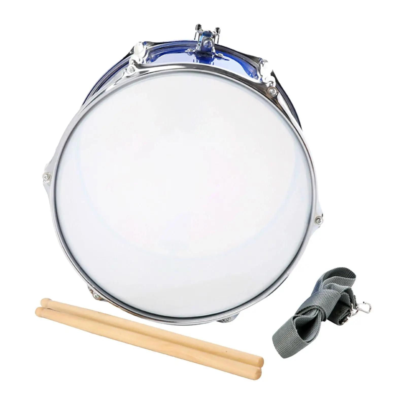 

13inch Snare Drum Percussion Instrument, Music Drums with Adjustable Strap and Drumsticks for Kids Teens