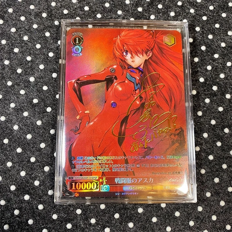 Weiss Schwarz Asuka Langley Soryu Mai Shiranui DIY Homemade Loli Bronzing Game Toys Collection Card Christmas Birthday Gift