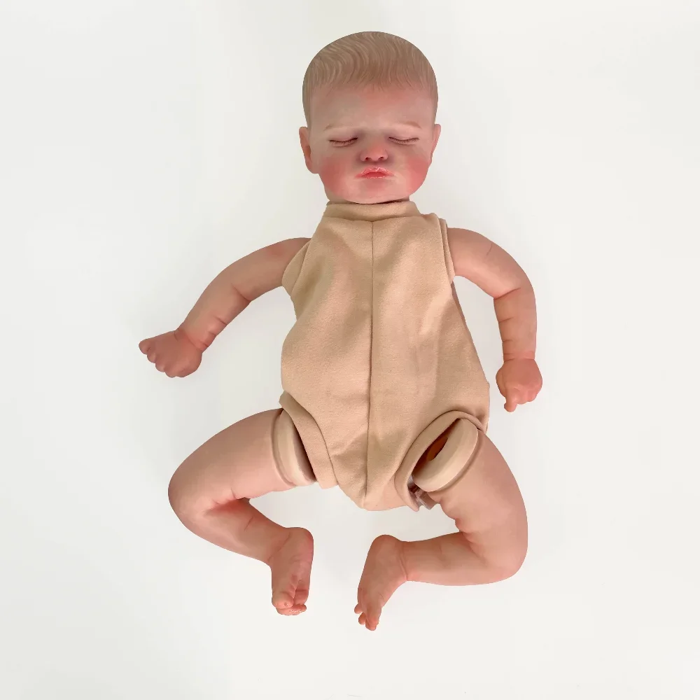 

18inch Reborn Doll Kit Newborn Baby Rosalie Unassembled Doll Parts with Body Already Painted Visible Veins Bebe Reborn Kits