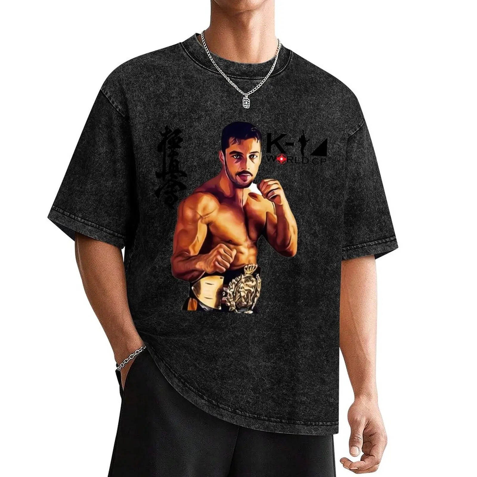 

Andy Hug legendary k-1 fighter T-Shirt tshirts personalised summer top anime t shirts shirts graphic tee black t shirts for men
